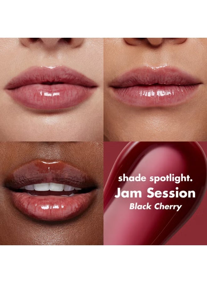 Elf Glow Reviver Lip Oil - Jam Session - Black Cherry - Image 2
