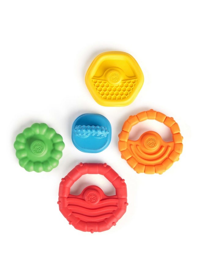 Stack & Teethe Multi-Textured Easy-To-Grasp 5-Piece Teether Toy Set, Ages 3 Months + - pzsku/ZE949C86C5CD913DD602FZ/45/_/1735214342/3847a443-62e4-4a64-9a73-a8d117b6bf11