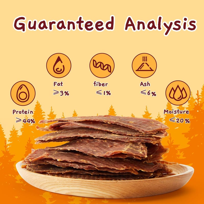 Jungle Calling Dog Treats, Duck Jerky for Dogs, Slow Roasted Snacks for Medium and Large Dogs Chewy Training Treats, 10.6 oz - Image 5