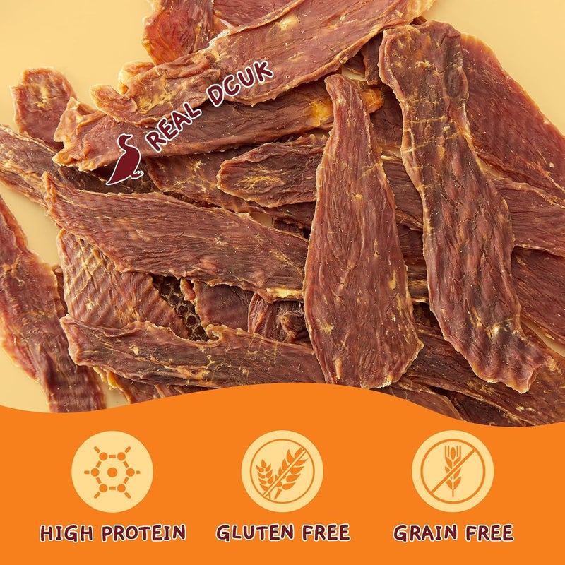 Jungle Calling Dog Treats, Duck Jerky for Dogs, Slow Roasted Snacks for Medium and Large Dogs Chewy Training Treats, 10.6 oz - Image 4