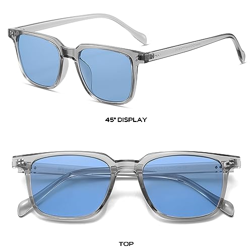 Gtand Unisex Vintage Retro Square Style Tinted Sunglasses For Men Women Fashion Rectangle Sun Glasses 52mm - Image 3