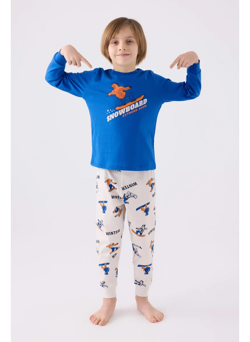 RolyPoly Boy Long Sleeve Pajama Set RP3435 Cobalt