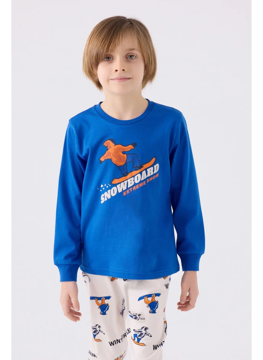 RolyPoly Boy Long Sleeve Pajama Set RP3435 Cobalt