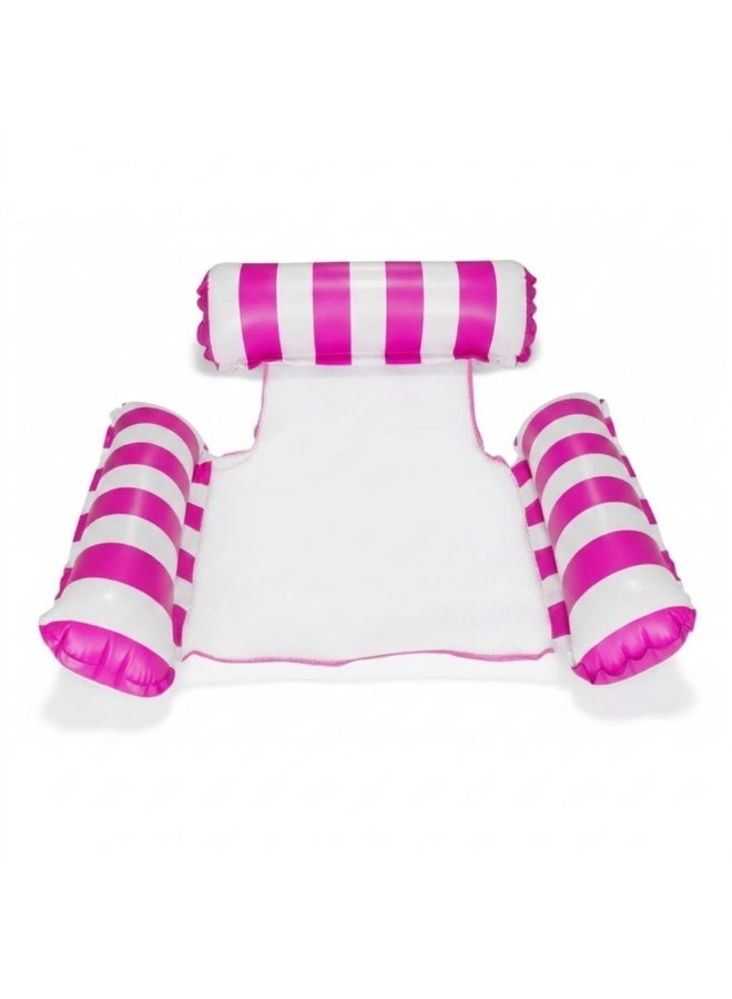 Adventure Lab Inflatable Pool Floats Hammock Adults for Size Water Hammock Lounger Multi Purpose Swimming Water Recliner Rafts (Pink) - Image 1