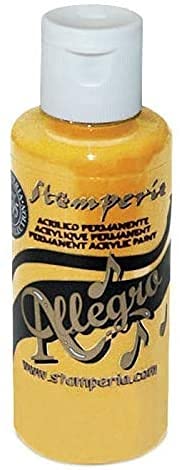 STAMPERIA Allegro Acrylic Paints [Zafferano]