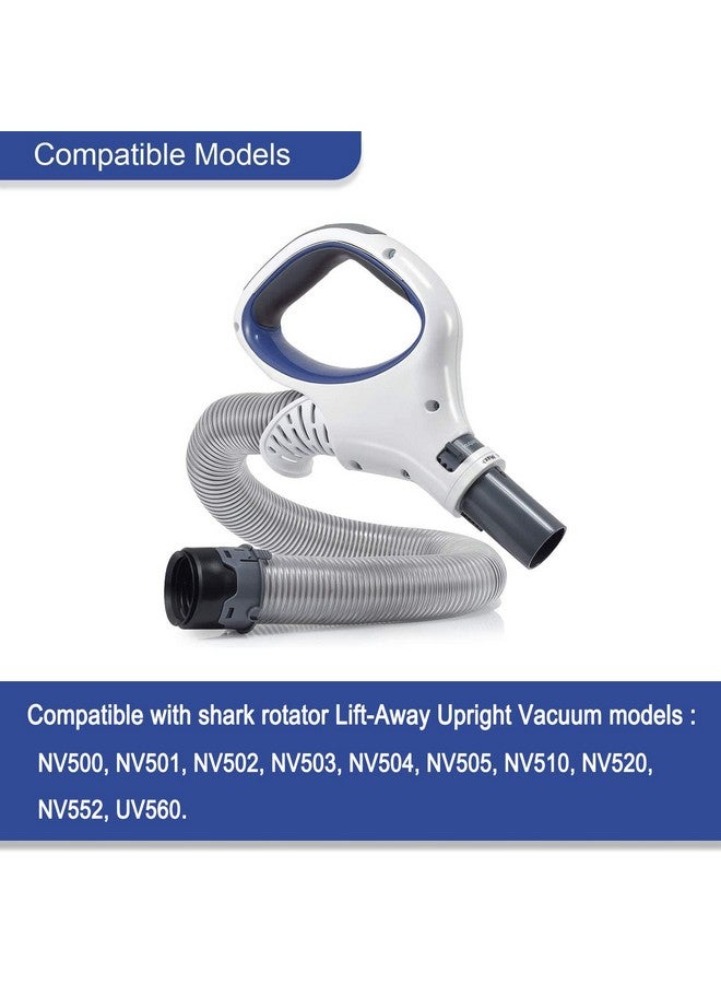 LesinaVac Upgraded Replacement Shark Rotator Hose Handle Compatible for Shark Rotator Pro Lift-Away NV500, NV501, NV502, NV503, NV504, NV505, NV510, NV520, NV552, UV560 More Models, Replaces # 1245FC500 (Blue） - Image 2