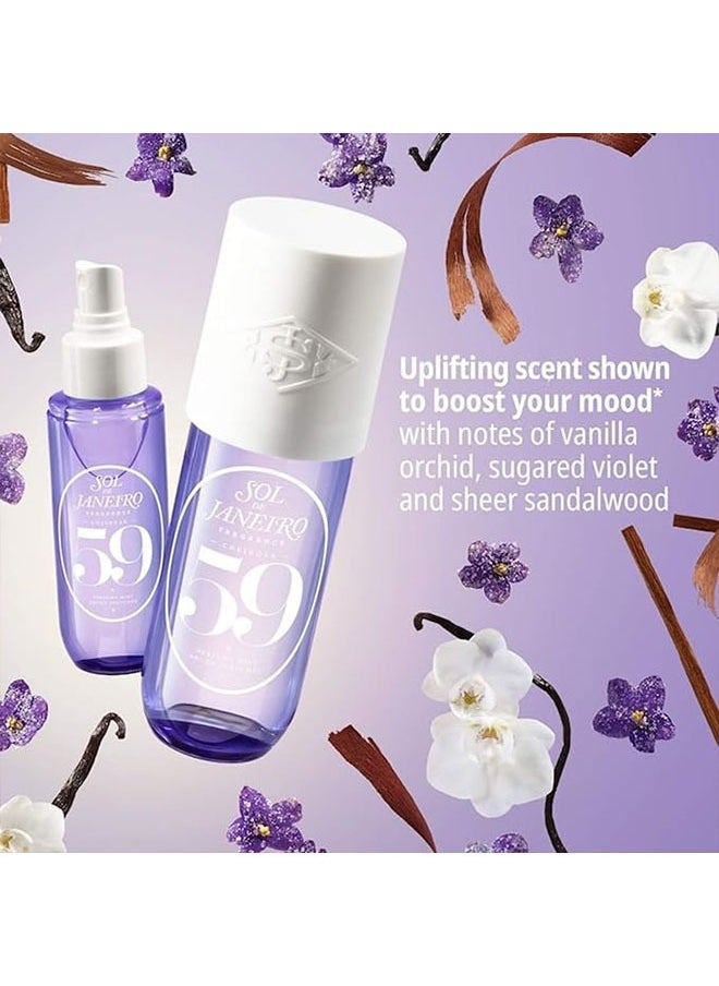 Sol de Janeiro - Fragrance Cheirosa 59 Perfume Mist 90ml, Brume Parfumee, Vanilla Orchid, Violet, and Sandalwood Fragrance - Image 1