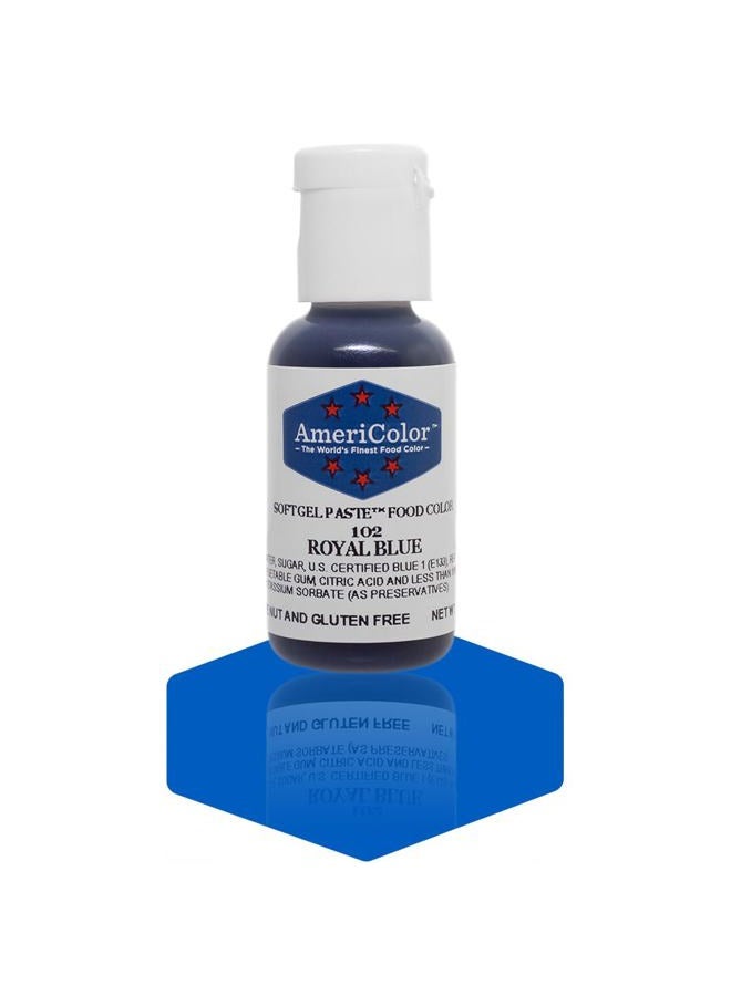 Americolor Soft Gel Paste Food Coloring .75 oz. Blue AM 102 - Image 1