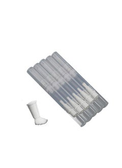5Pcs Empty Transparent Twist Pen Brush Plastic Pipette Cosmetic Container Tube Lip Gloss Brush Applicator Nail Oil Pens Eyelash Growth Liquid Teeth Whitening Pen For Travel And Home