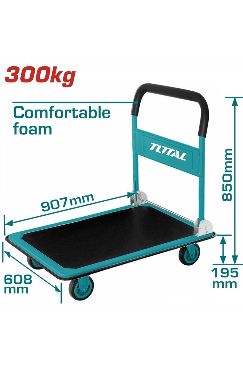 TOTAL Foldable platform hand truck 300KG (THTHP13002) - Image 1