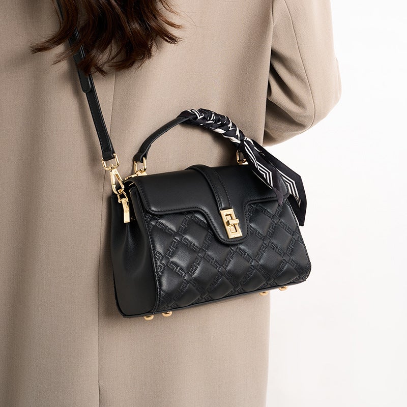 Diamond Quilted Crossbody Bag for Women, 2026 New Fashion, Large Capacity Tote Shoulder Bag - Image 2