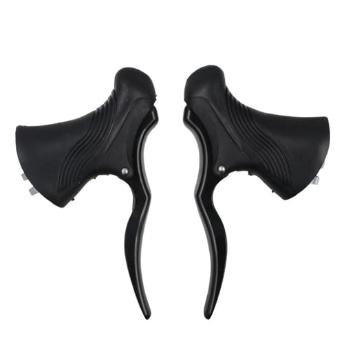 GUEDKIKL GUDEKIKL 1 Pair Bicycle Brake Levers, Aluminum Alloy Cycling Brake Handlebar, Fit 22.2-23.8mm Mountain Bike Brake Lever, Brake Handle Accessories for Most Bicycles - Image 1