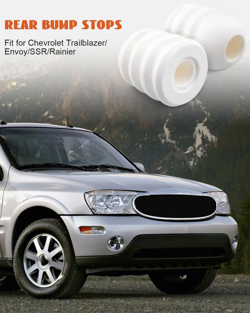 JUWEVAZU Rear Bump Stops for Chevrolet Vehicles - Image 2