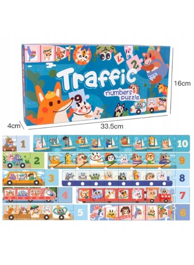 Traffic Numbers puzzle - Image 1