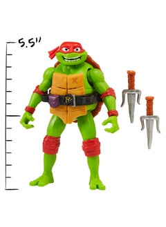 Teenage Mutant Ninja Turtles Mutant Mayhem | 5.5” Raphael | Deluxe Ninja Shouts Figure | Playmates Toys  - Image 4