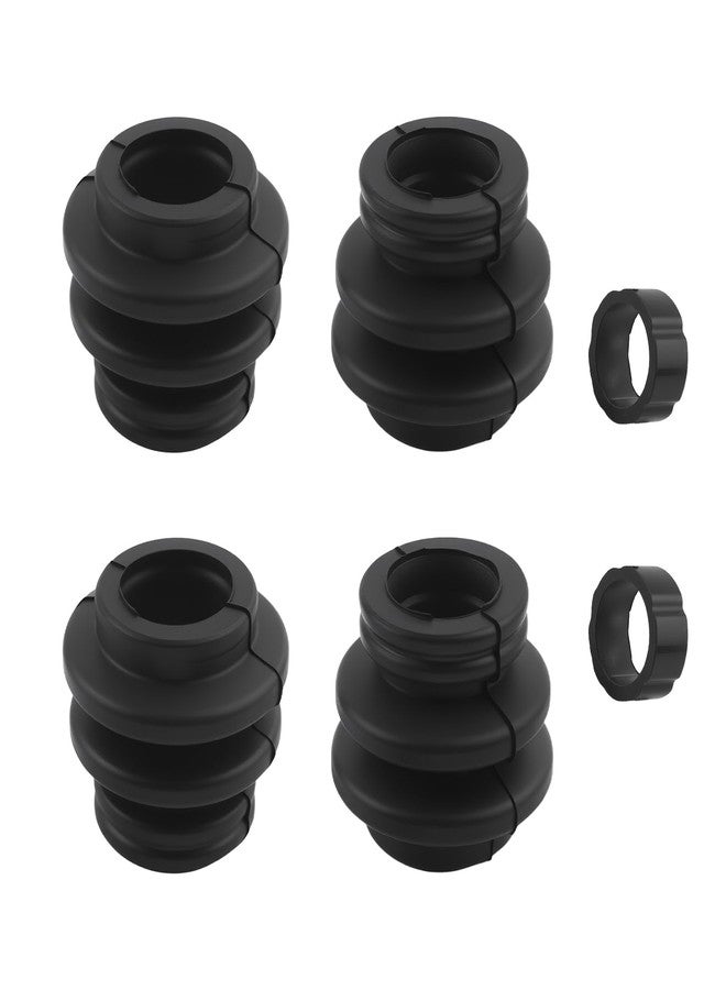 VKQTS 4PCS Brake Caliper Pins Bushing Kit Rubber,Dust Resistant Brake Caliper Rebuild Kit Compatible with Toyota Cadillac Jeep Lexus,Brakes Calipers Slide Pin Kits Car Accessories - Image 1