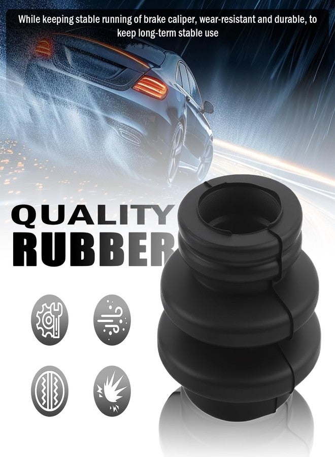 VKQTS 4PCS Brake Caliper Pins Bushing Kit Rubber,Dust Resistant Brake Caliper Rebuild Kit Compatible with Toyota Cadillac Jeep Lexus,Brakes Calipers Slide Pin Kits Car Accessories - Image 3