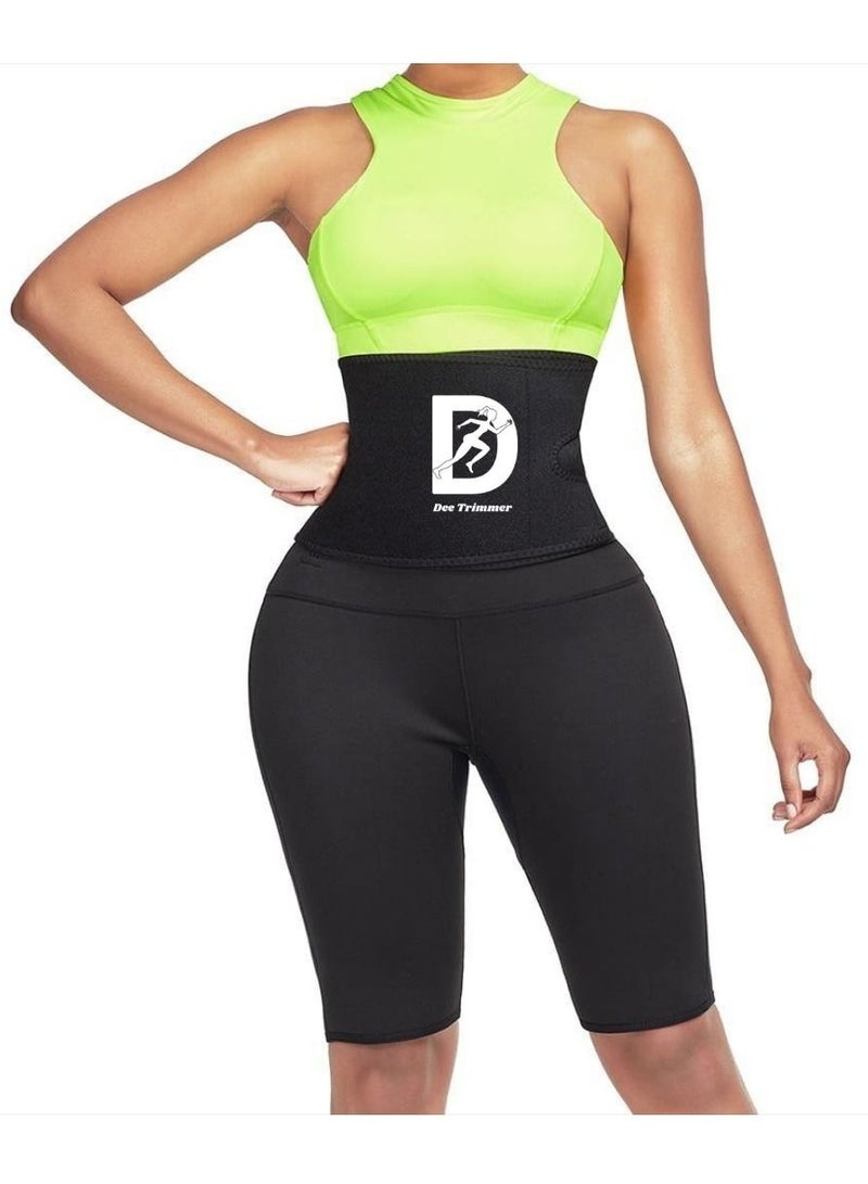Dee trimmer Sweat More Sauna Control Pants for Women | High-Waist Slimming Fitness Leggings for Yoga, Gym, and Workouts | Tummy Control and Sweat Enhancing Activewear  - Image 1