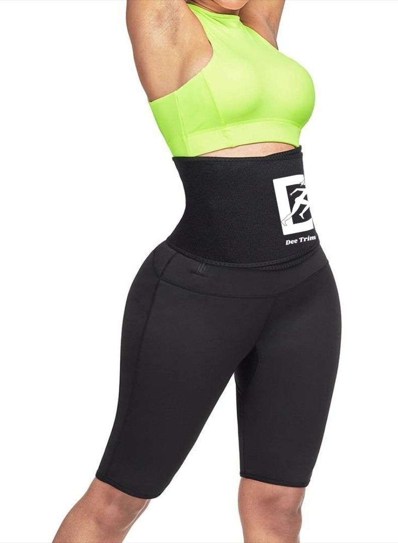 Dee trimmer Sweat More Sauna Control Pants for Women | High-Waist Slimming Fitness Leggings for Yoga, Gym, and Workouts | Tummy Control and Sweat Enhancing Activewear  - Image 2