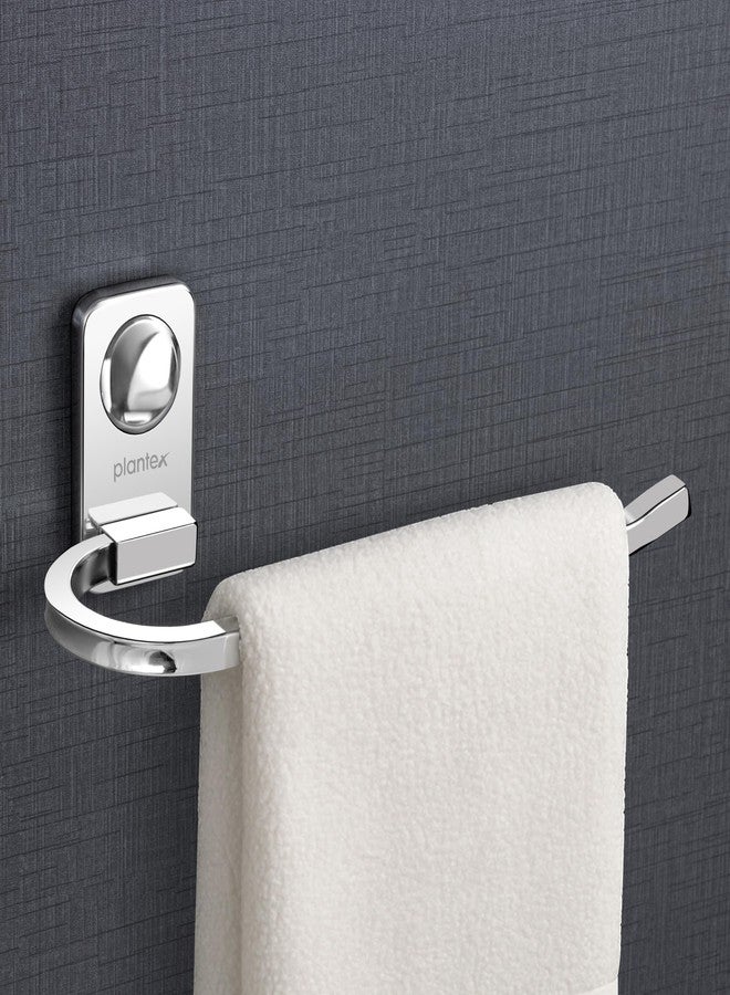 Plantex Metro Platinum Stainless Steel Hand Towel Ring/Napkin Hanger for Bathroom/Towel Holder for wash Basin/Bathroom Accessories - Image 1