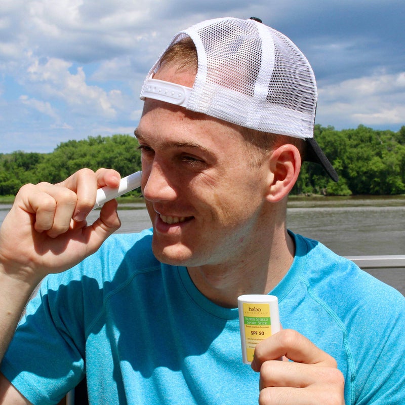 Babo Botanicals Super Shield SPF 50 Stick Sunscreen - 70% Organic Ingredients - Natural Zinc Oxide - For all ages - NSF & MADE SAFE Certified - EWG Verified - Water Resistant - Fragrance-Free - 2-Pack - Image 3