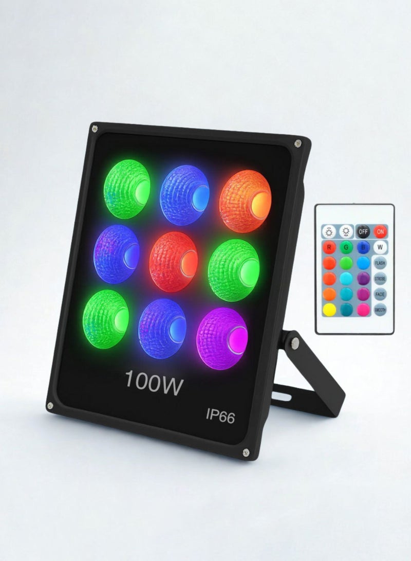 هابي لايت كشاف ليد خارجي متحرك 100 واط ملون