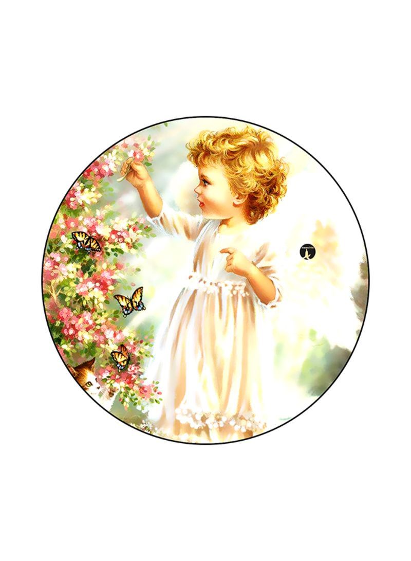 RKN A Girl Printed Mouse Pad Multicolour