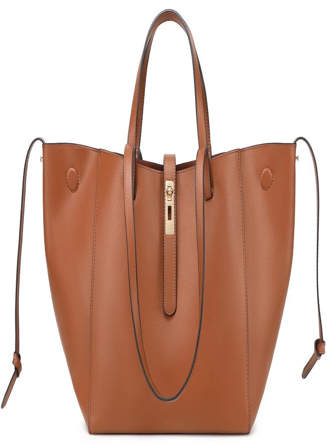sqlp Shopper Bag Women's Large Leather Handbag for Women Large Handbags Big Bag Work Handbags for Women Shoulder Bags, camel, Einheitsgröße - Image 1