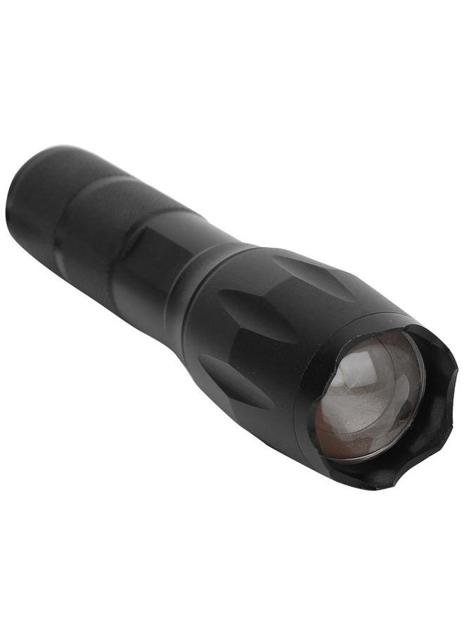 Thoraya T6 Telescopic Dimming Aluminium Alloy Black LED Flashlight Strong Light Outdoor Torch  - Image 3