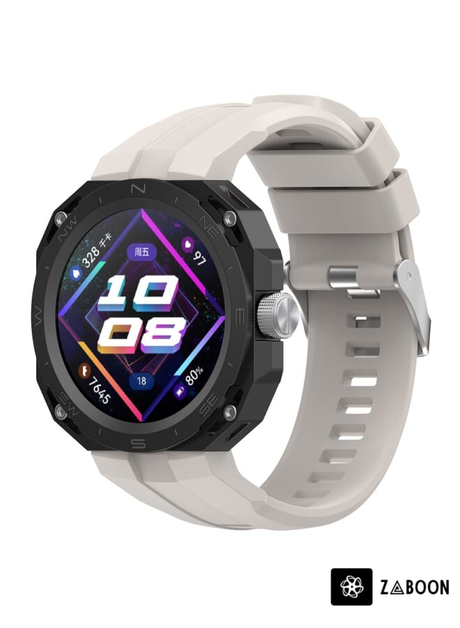 Zaboon Replacement Band For Huawei Watch GT Cyber Monochrome Silicone Watch Band - Image 1