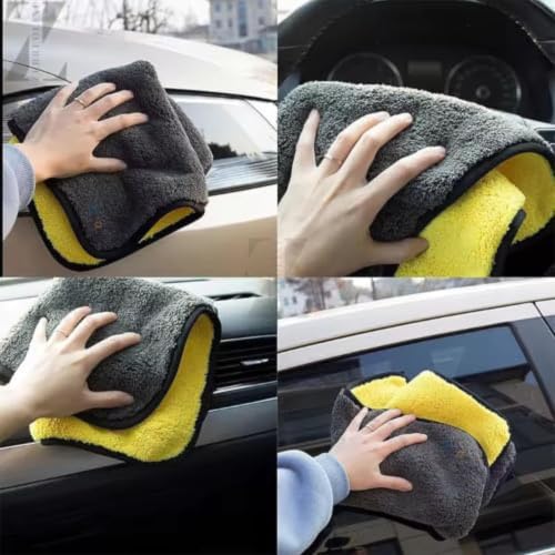 GaxQuly 5 Pcs Microfiber Car Duster Accessories Kit with Scratch & Lint Free Duster || Interior & Exterior Car Cleaning Detailing Best Tools Best for Cars, SUVs, Sedan, Car Cleaning Kit (5) - Image 4