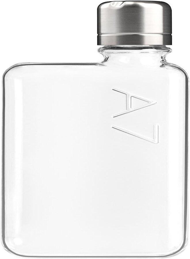 Memobottle A7 The flat water bottle designed to fit in your bag | BPA Free | 6oz (180ml) - Image 1