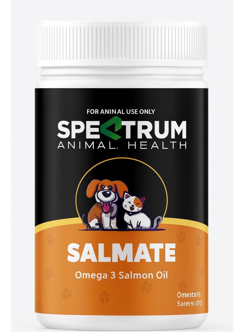 Spectrum - Salmate Supplement rich in Omega 3 for hair & skin health for dogs & cats