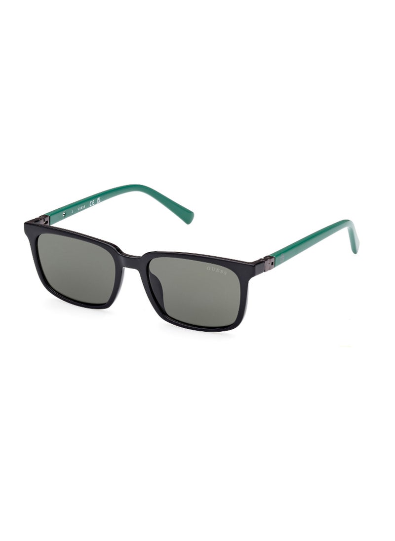 GUESS Kids Unisex UV Protection Rectangular Shape Sunglasses - GU923605N49 - Lens Size: 49 Mm - Black  - Image 1