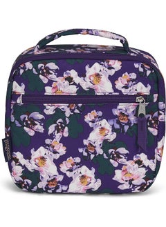 Lunch Break Insulated Cooler Bag Leakproof Picnic Tote Gray Bouquet