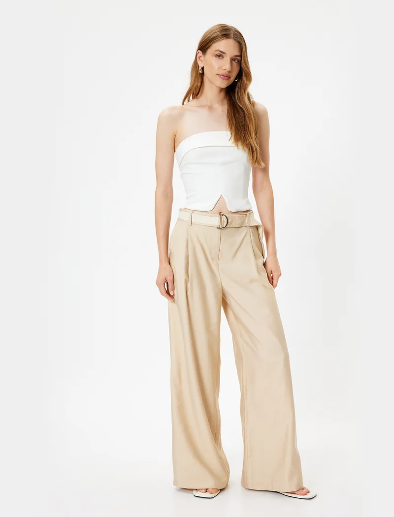 كوتون Viscose Palazzo Pants