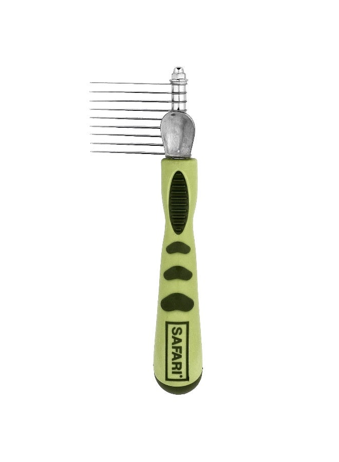 Safari, Stainless Steel De-matting Comb, 1 Comb - Image 3