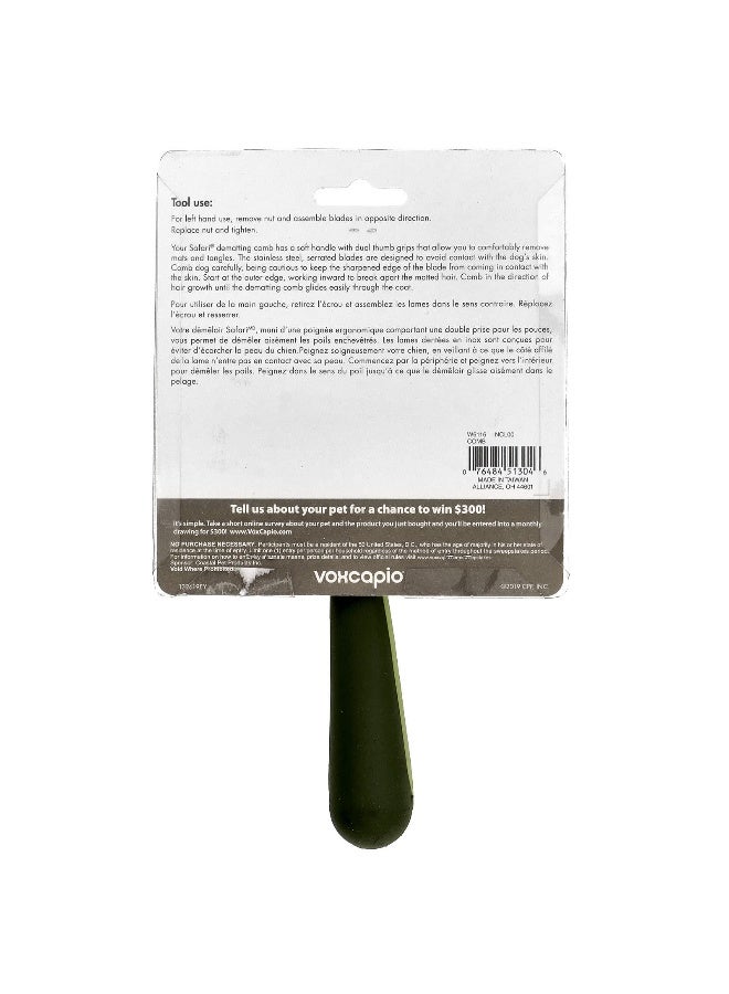 Safari, Stainless Steel De-matting Comb, 1 Comb - Image 2