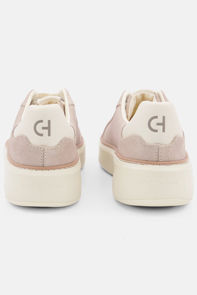 COLE HAAN Women Wide Lace Up Casual Shoes, Grey - Image 2