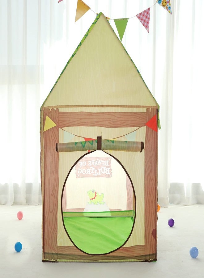 LimitlessFunN Clubhouse Kids Play Tent | Includes Star Lights & Carrying Case |, Children Indoor Large Playhouse for Boys, Toddlers, 28" D x 39" W x 43" H - Image 5