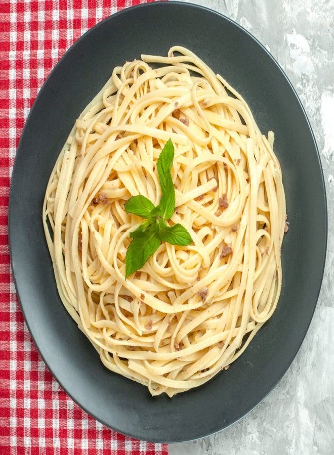 Gustora Healthy Fettuccine & Pipe Rigate Pasta Combo Made Of Durum Wheat Semolina I Rich In Protein & Fibre I Zero Cholesterol I Vegetarian I No Trans - Fat I Cooking Time 10 Min - (500 Gm X 2) - Image 4