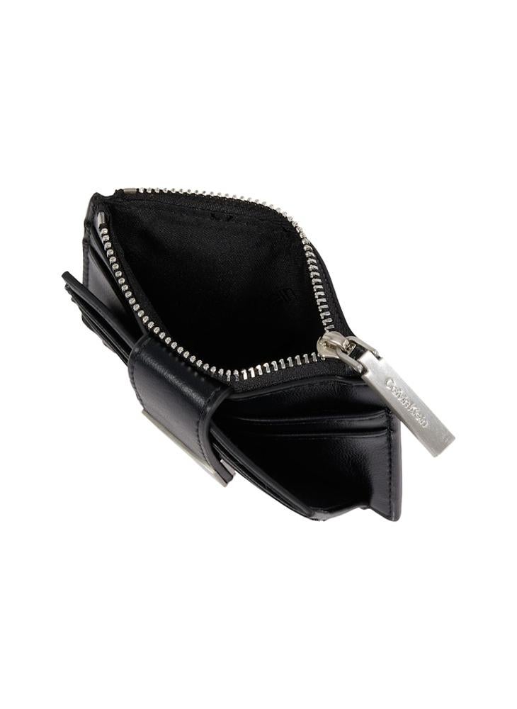 CALVIN KLEIN - HARDWARE SNAP TOP ZIP CARDHOLDER - Image 1