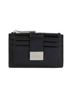 CALVIN KLEIN HARDWARE SNAP TOP ZIP CARDHOLDER  - Image 1