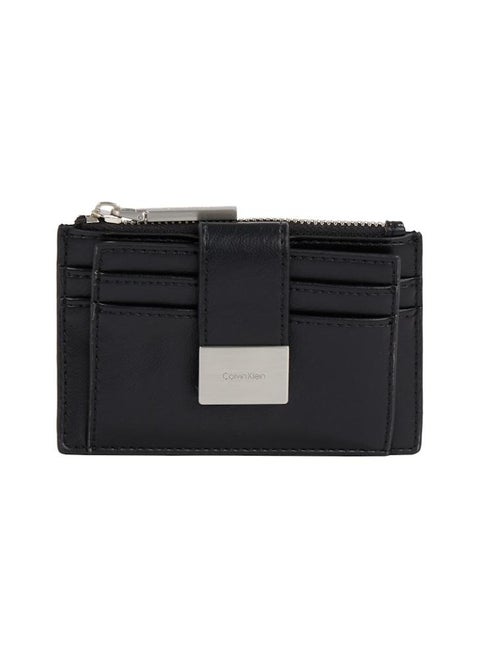 HARDWARE SNAP TOP ZIP CARDHOLDER