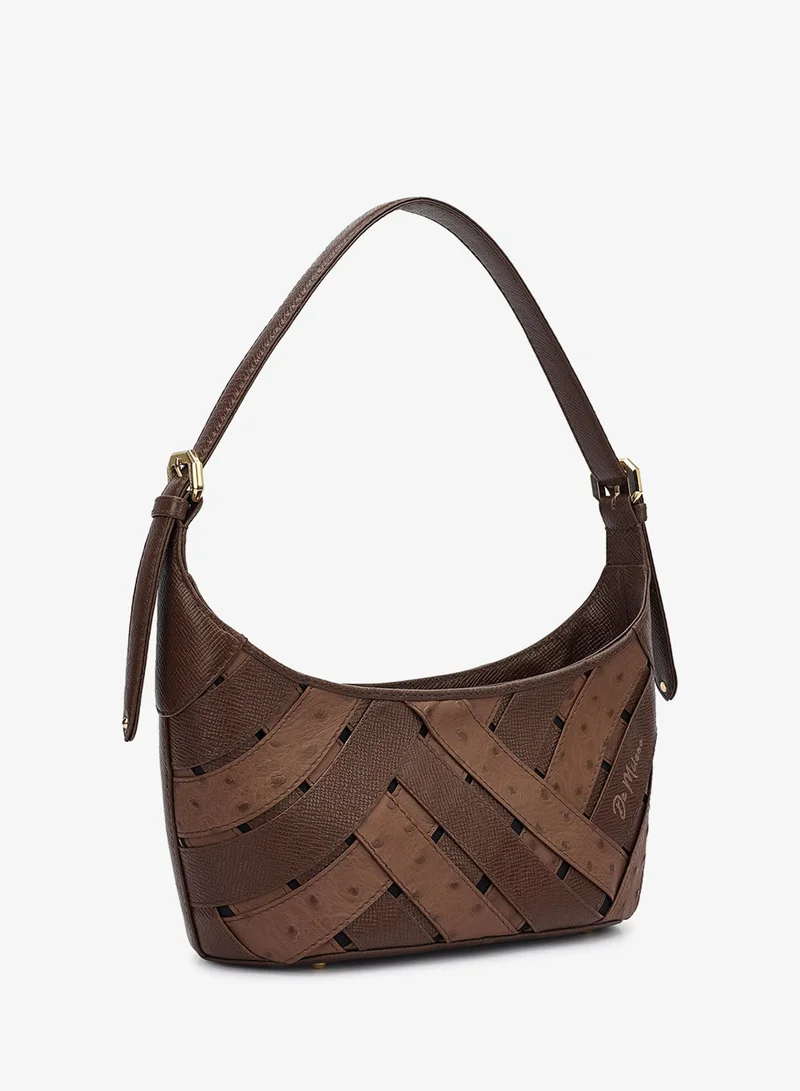 Da Milano Walnut Tresser Baguette (S) for Women | Best Price UAE