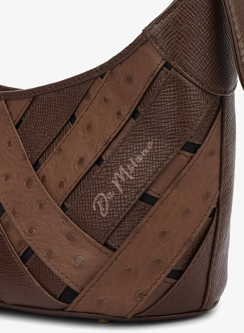 Da Milano Walnut Tresser Baguette (S) for Women | Best Price UAE