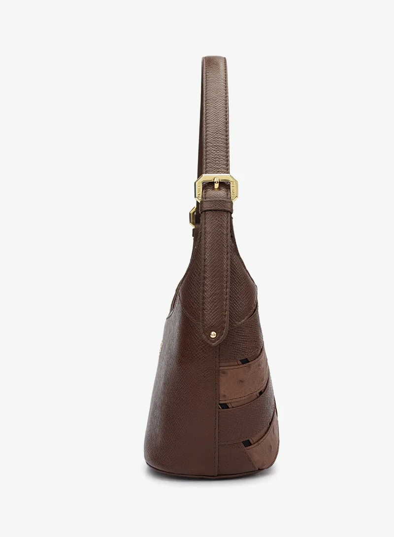 Da Milano Walnut Tresser Baguette (S) for Women | Best Price UAE