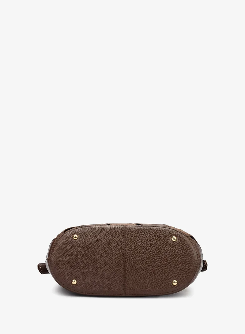 Da Milano Walnut Tresser Baguette (S) for Women | Best Price UAE