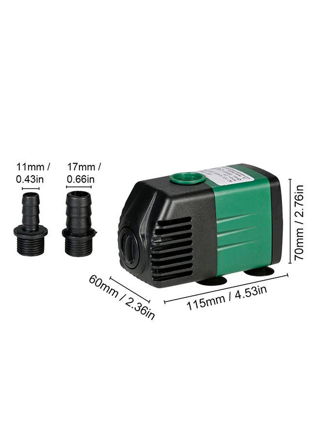 NIBEMINENT Submersible Water Pump For Aquarium Black 115x70x60mm - Image 3