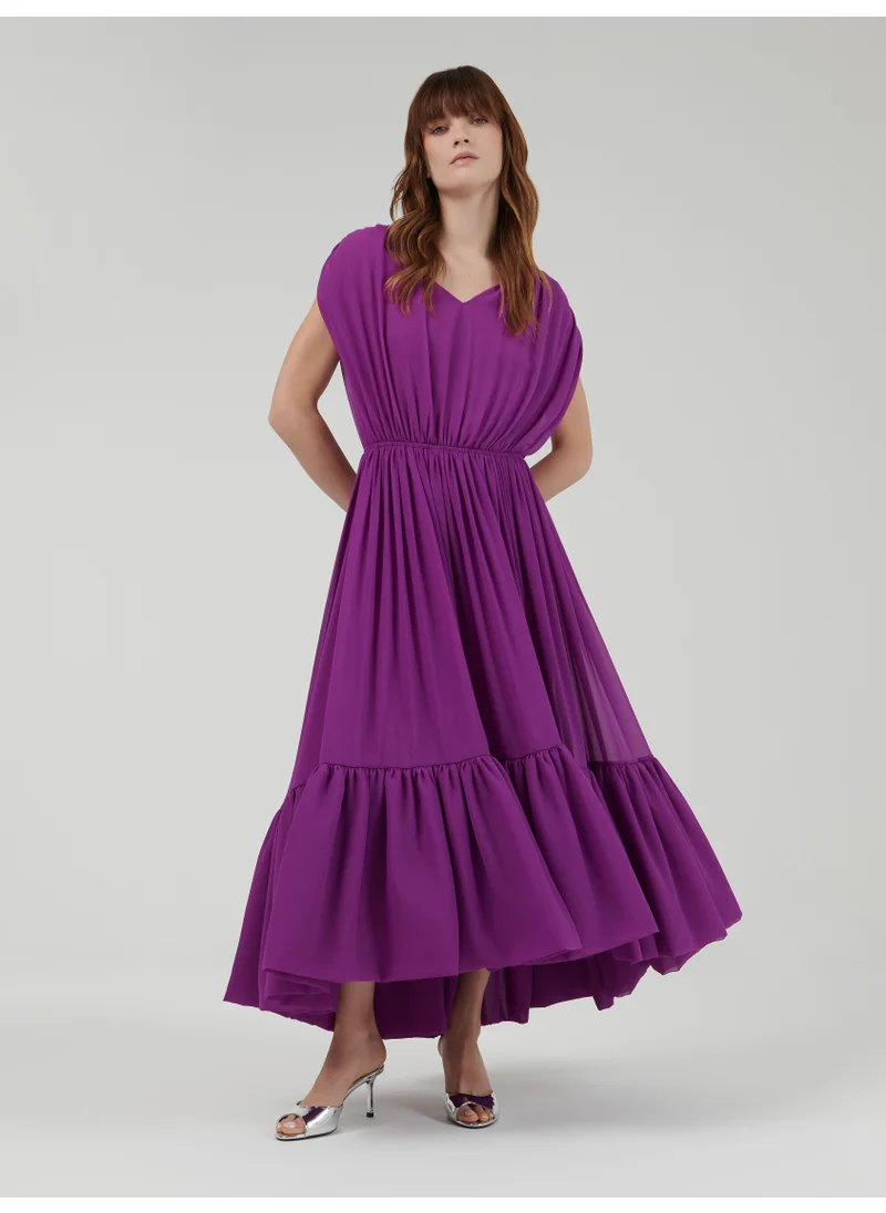 leem Frilled MaxiDress